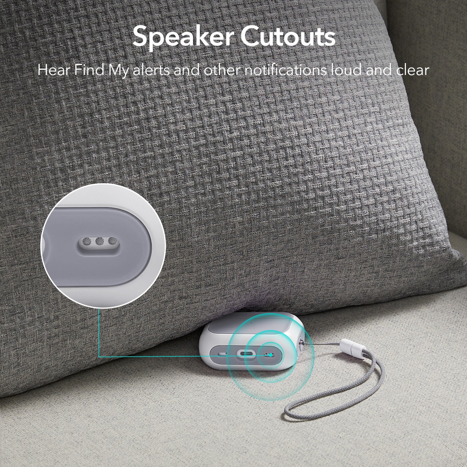 Étui MagSafe premium pour Apple AirPods Pro 2 - 2022 Étui de protection HaloLock | Protection contre les chutes hybride Orbit | Étui durable et compatible pour AirPods Pro