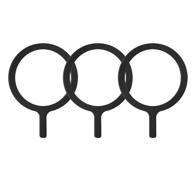 Premium MagSafe-kompatibles Metallplatten-Kabelloses Ladegerät | Smartphones, Apple iPhone, Samsung, iOS & Android Magnetisches Schnellladegerät Zubehör-4er-Set