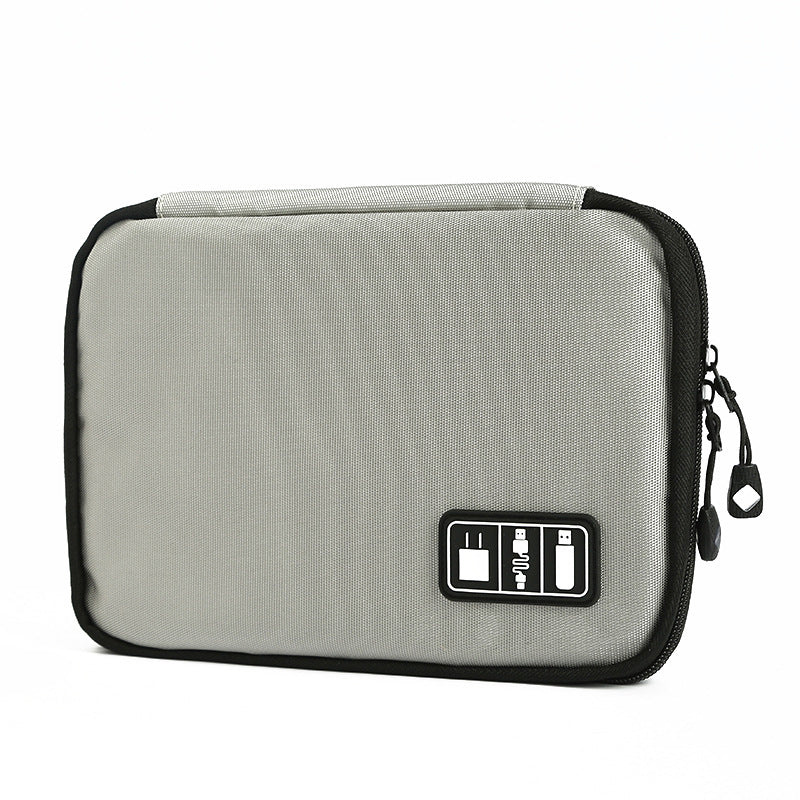 Sac de rangement de voyage haut de gamme, disque dur mobile, disque U, paquet d'organisation, écouteurs, SSD, chargeur | Câble disque dur T47