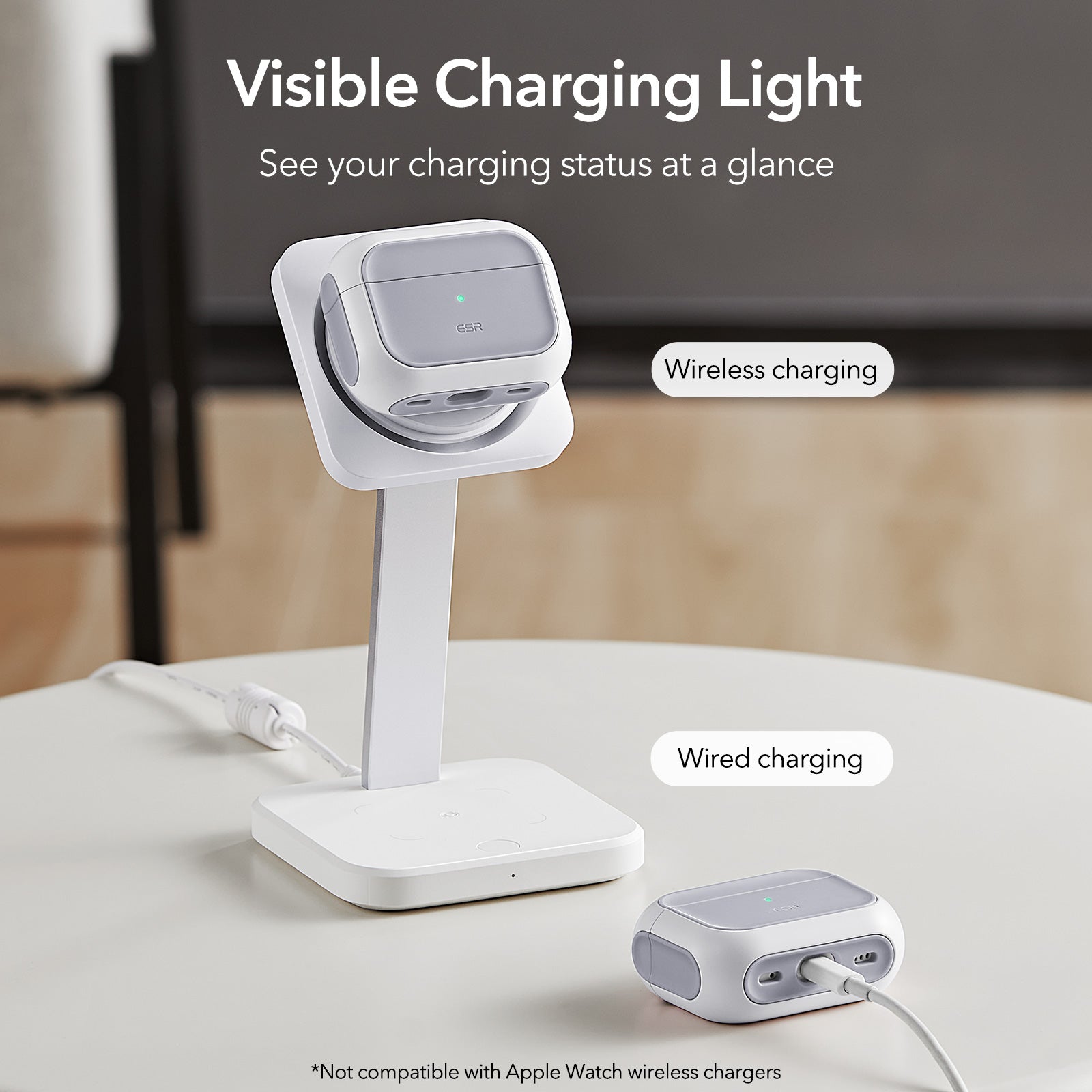 Étui MagSafe premium pour Apple AirPods Pro 2 - 2022 Étui de protection HaloLock | Protection contre les chutes hybride Orbit | Étui durable et compatible pour AirPods Pro