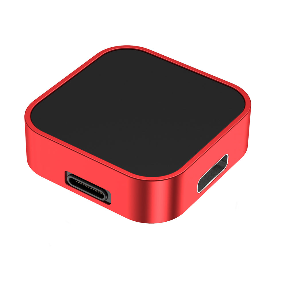 Premium 2-in-1 Ladedock Ständer 8-Pin Typ-C Drahtloses Magnetisches Ladegerät für Apple Watch Ultra | Kompatibel mit Apple Watch Series 9, 8, 7, 6, 5, 4