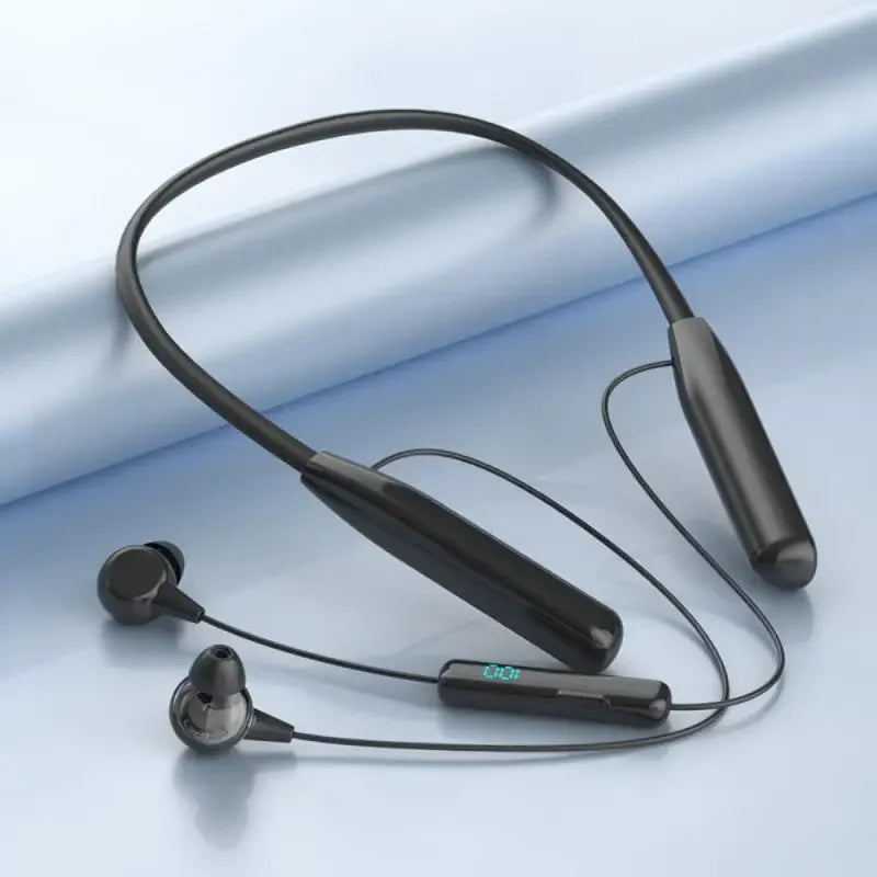 Hochwertige Bluetooth Kopfhörer: Bass, 180 Std. Ausdauer, Mikrofon, Stereo Neckband, Sport-Headset, TF-Karte | Kompatibel mit