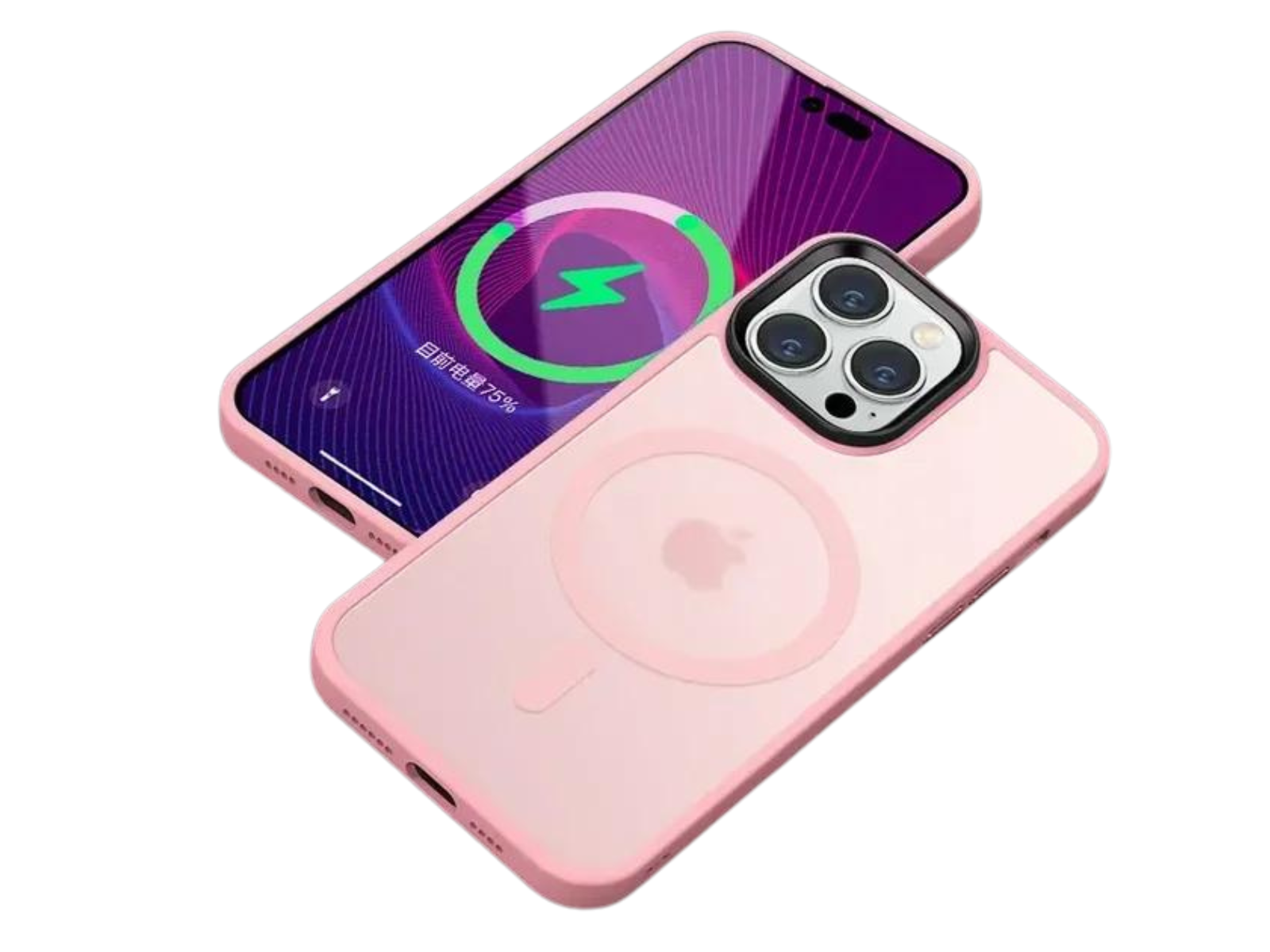 Chargement sans fil magnétique Magsafe Clear HD Premium | Coque iPhone Apple à armure hybride transparente antichoc