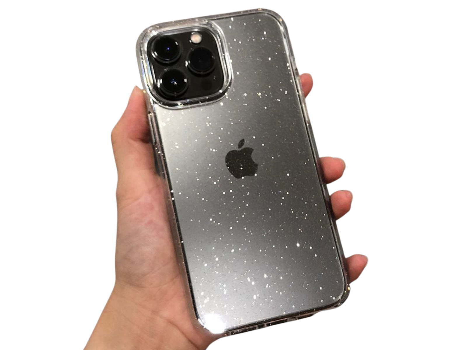 Étui antichoc transparent de luxe Bling Glitter pour Apple iPhone | Élégant et protecteur