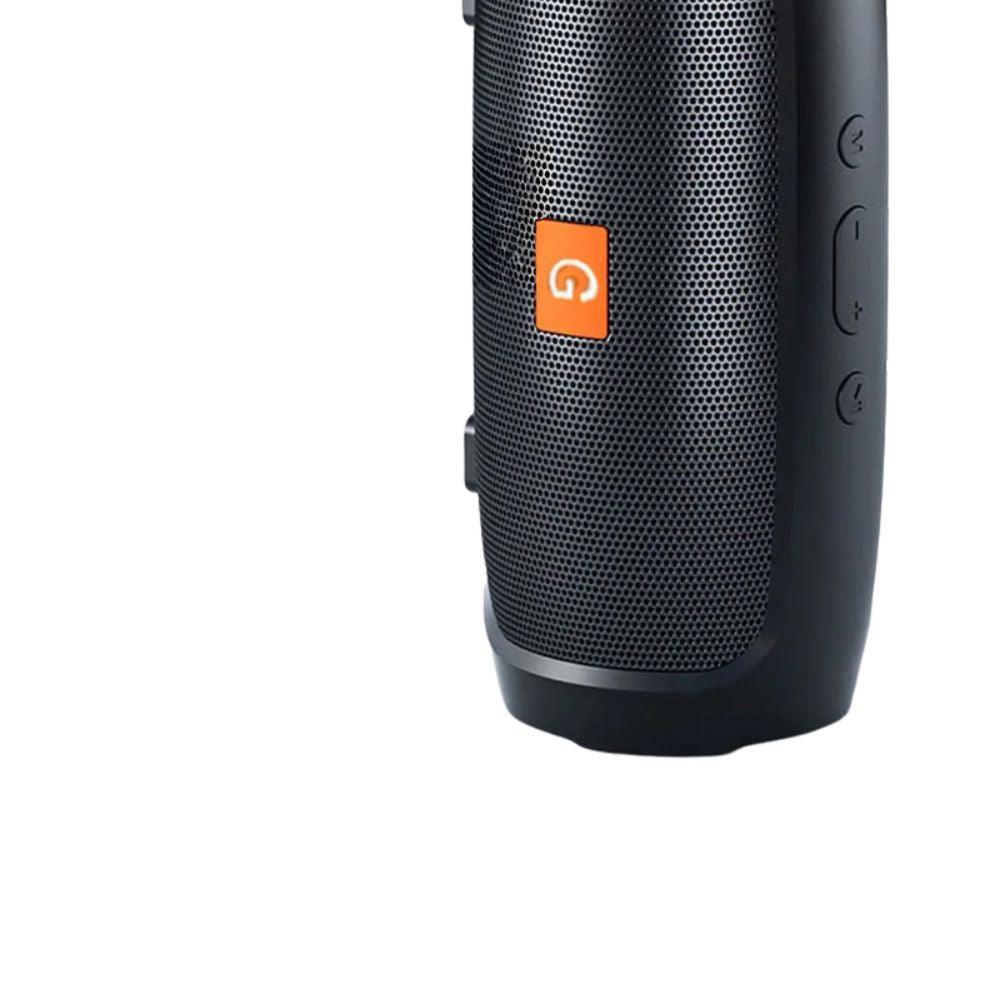 Stéréo double haut-parleur haut de gamme pour l'extérieur : caisson de basses portable avec lecture TF/USB, FM, diffusion vocale | Compatible avec Apple iPhone, Android, Samsung, iPad, tablette