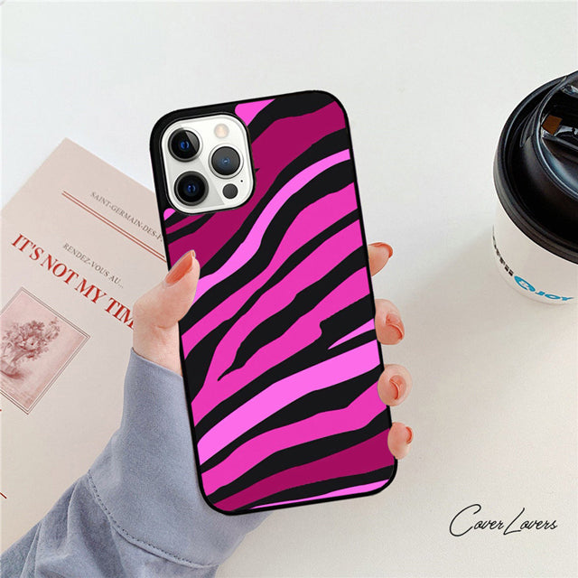 Premium Zebra-Muster Glitzer iPhone-Hülle | MagSafe-Case mit Rundumschutz & Kameralinsenschutz für Apple iPhone 17/17 Air, 16/16e, 15, 14, 13 Pro Max Plus Cover | Panzertasche & Stoßstangenabdeckung Handyhülle | Hochwertige Schutzhülle