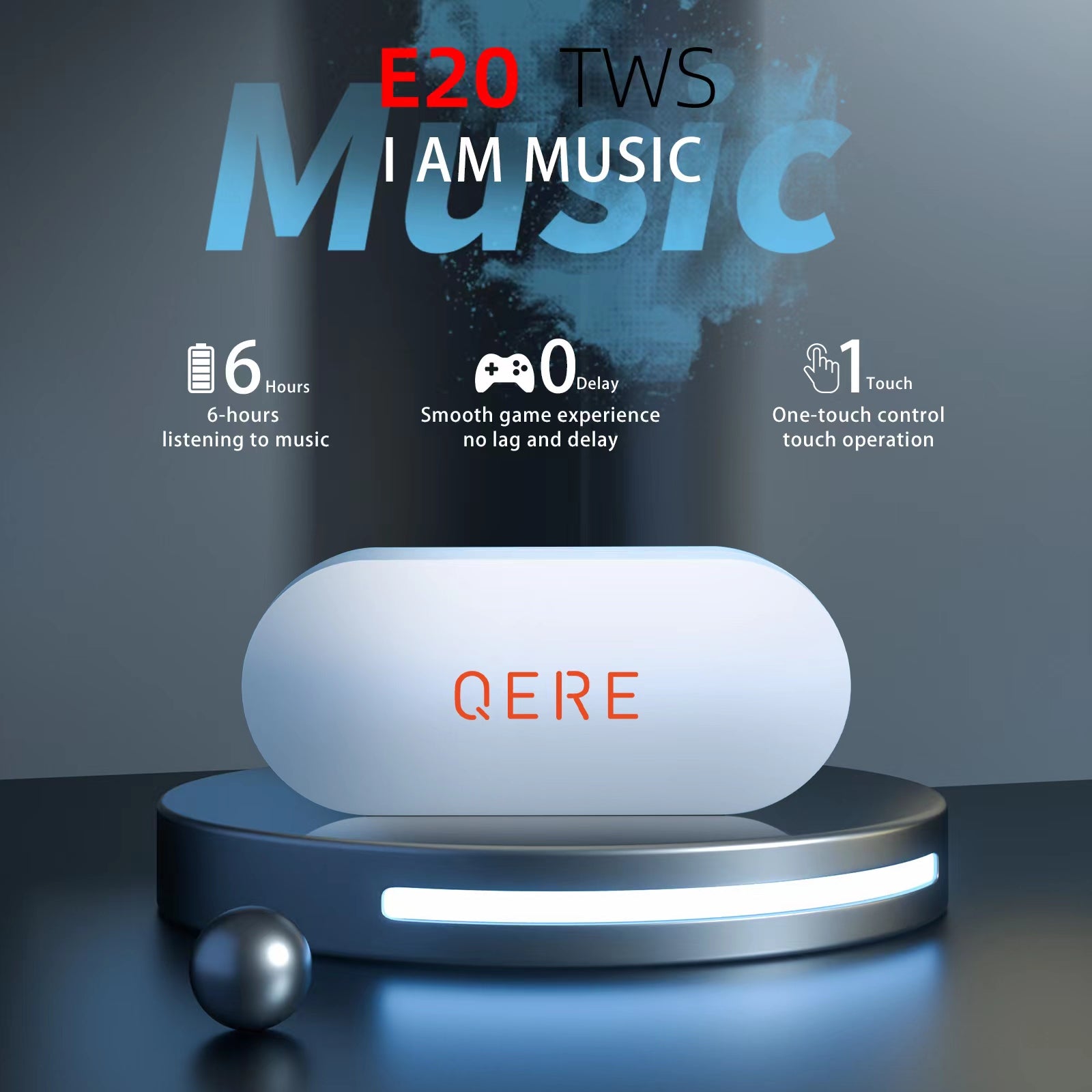 Hochwertige Bluetooth 5.3 TWS-Kopfhörer: HD-Mikrofon, HiFi, 13-mm-Treiber, Wasserdicht, Niedrige Latenz für Gaming/Fitness/Lifestyle