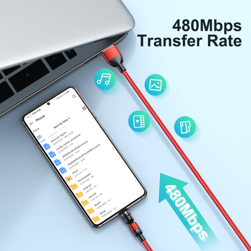 High Durability & Premium USB Type C Kabel für Huawei Xiaomi 13 Pro - 3A Schnellladekabel, Typ-C Ladegerät Datenkabel