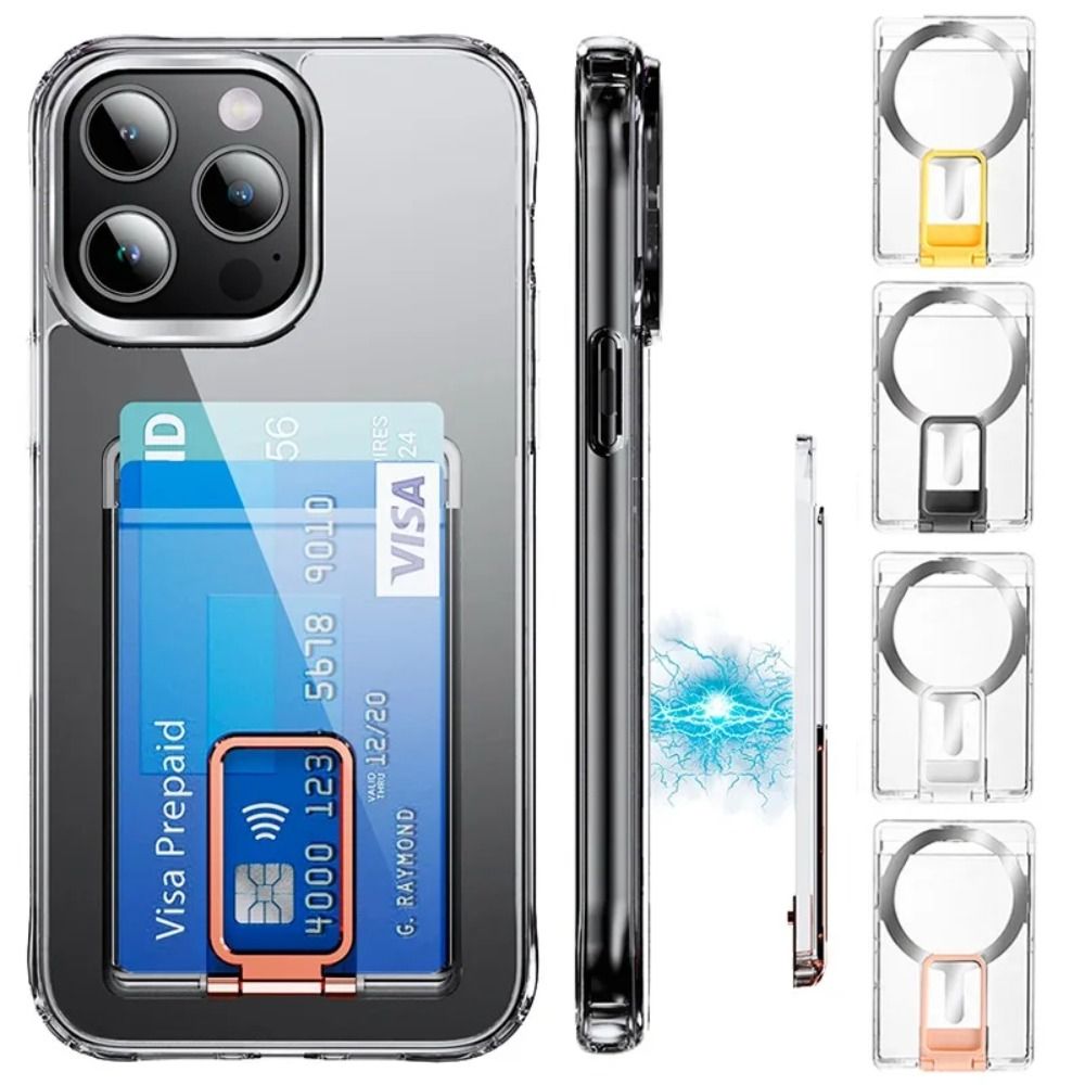 Premium Magsafe Magnetisches Portmonee Hülle für Smartphones, Apple iPhone, Samsung, iOS & Android Starke Limitierte Auflage