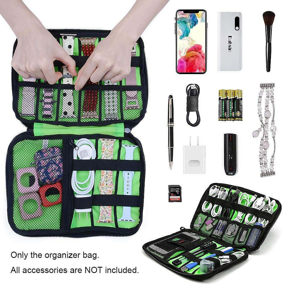 Sac de rangement de voyage haut de gamme, disque dur mobile, disque U, paquet d'organisation, écouteurs, SSD, chargeur | Câble disque dur T47