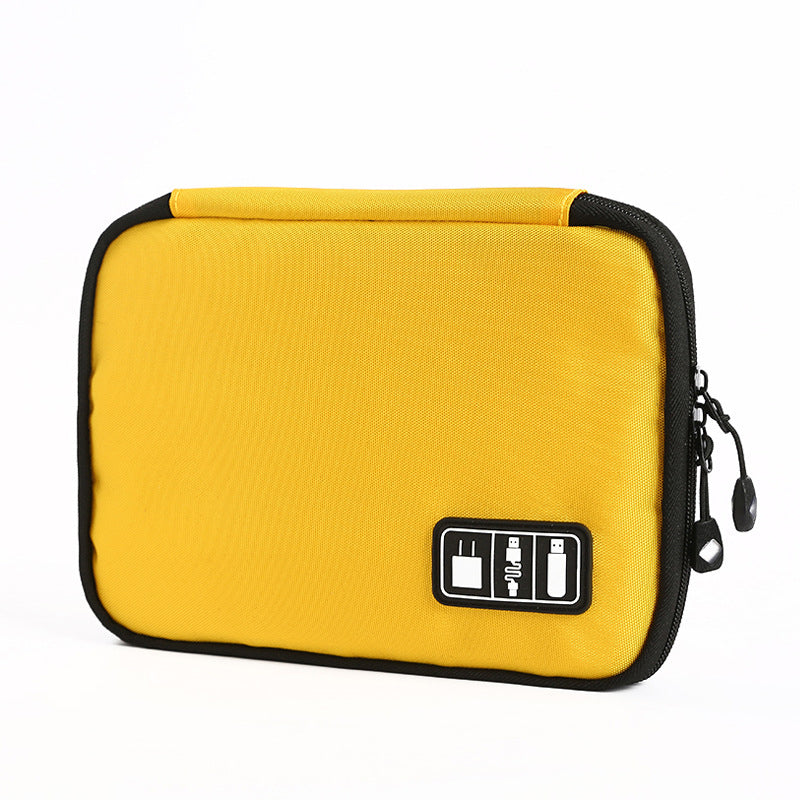 Sac de rangement de voyage haut de gamme, disque dur mobile, disque U, paquet d'organisation, écouteurs, SSD, chargeur | Câble disque dur T47
