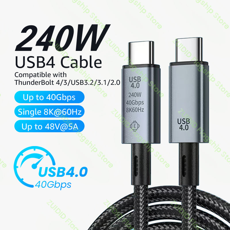 Câble USB type-c vers USB C Essager Premium 100W/5A PD fil de chargeur de charge rapide pour MacBook Xiaomi Samsung, câble USBC type-c de 2M