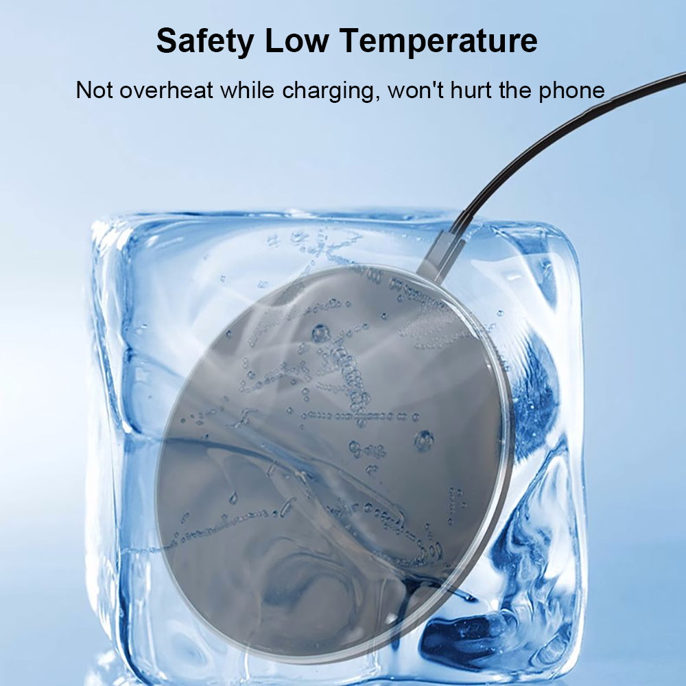 Chargeur sans fil 30W charge rapide pour Apple iPhone 15 14 13 12 11 Pro Max Plus Mini, AirPods Pro, iOS, Android, Samsung | Chargeur premium pour smartphone