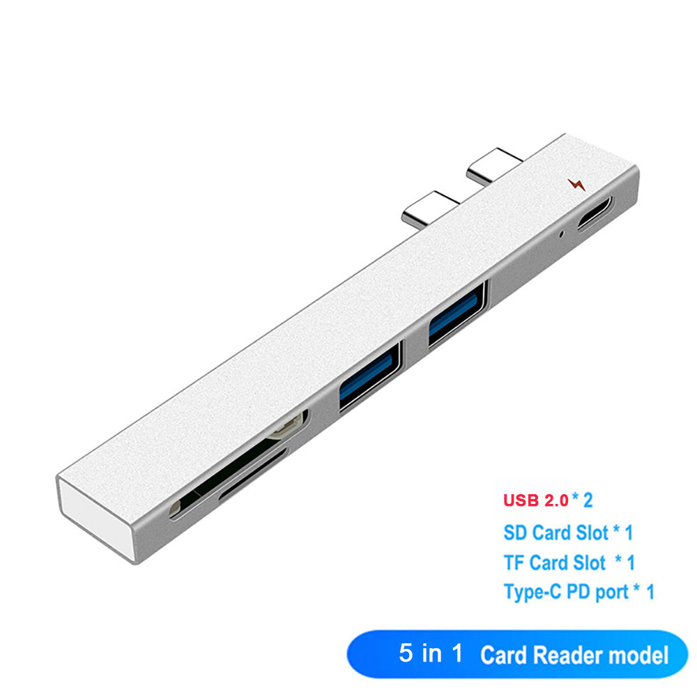 Hub USB-C haut de gamme avec adaptateur HDMI 4K et Thunderbolt 3 : Hub USB 3.1 Type-C vers 3.0 - Connectivité avancée pour MacBook Air/Pro avec puces M1, M2, M3