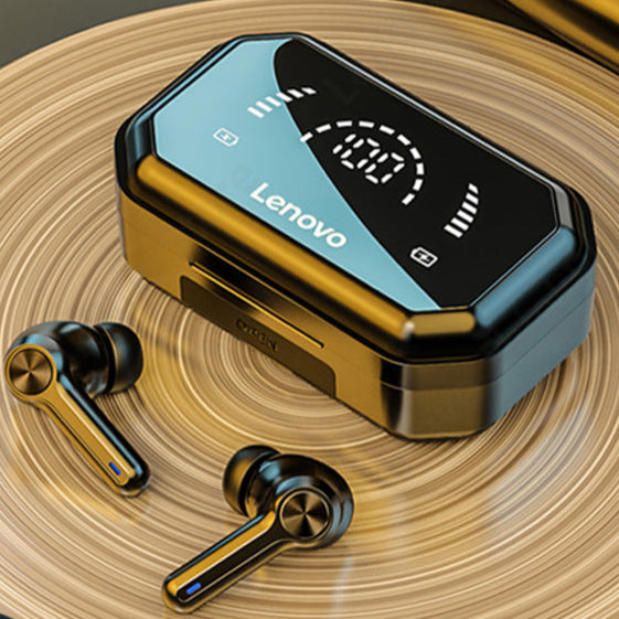 Hochwertiges Lenovo LP3 Pro Kopfhörer TWS Bluetooth 5.0 Drahtlose HiFi-Musik-Headset mit Display & 1200mAh Akku für Gaming