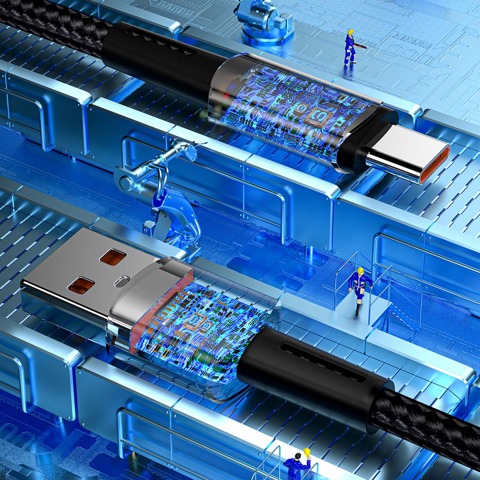 Câble USB-C Essager pour Apple iPhone 15 14 13 12 11 Pro Max XS - câble de charge rapide 20 W de haute qualité, câble de données Type C vers Lightning pour iPad et MacBook