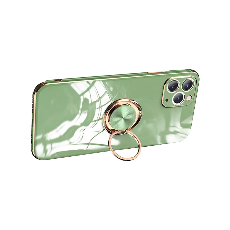 Apple iPhone 15/14/13/12/11 Pro Max | Luxus Silikon Magnetische Ring Abdeckung Hülle | MagSafe, Abdeckung iPhone