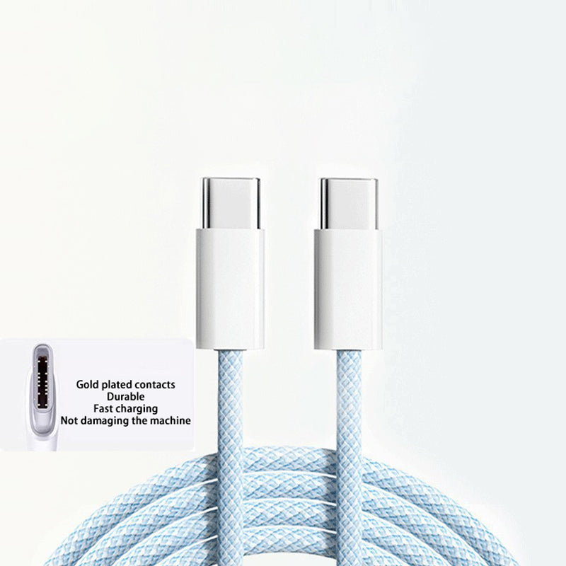 High Durability USB-C Kabel für Apple iPhone 15 Pro Max, PD 60W Schnellladung, Huawei, Xiaomi, Samsung, Typ C Geflechtkabel