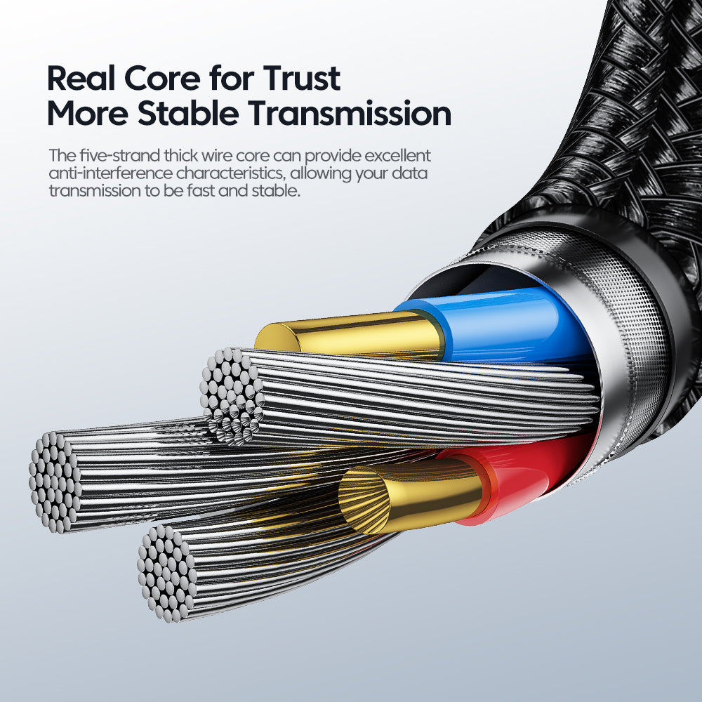 Câble USB Type C haut de gamme 7A | Câble de charge rapide pour Realme, Huawei P30 Pro, Samsung, Oneplus, Poco F3 - Câble de charge rapide 66W Câble de données de chargeur USB-C