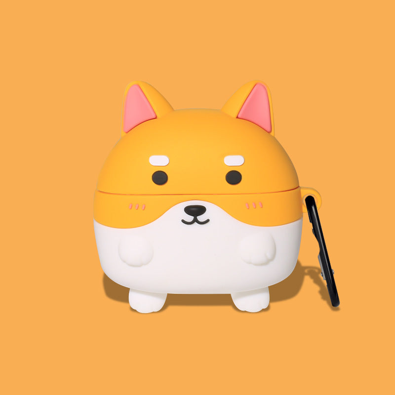 Hochwertige Apple AirTag Hülle: Lustiges Hundemotiv, Silikon Case | Schützende Anti-Verlust Cover für AirTags Locator