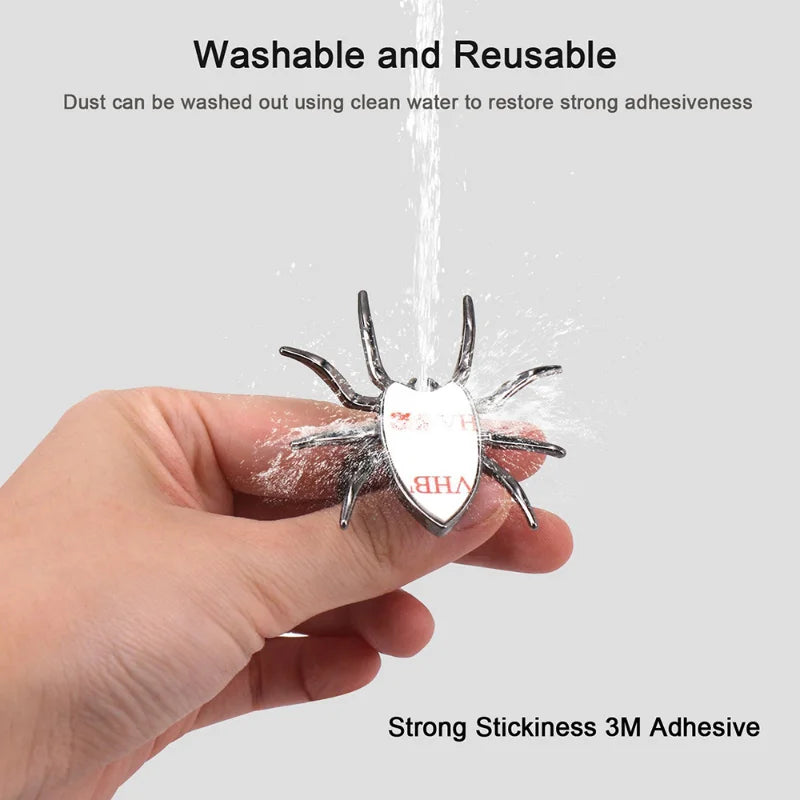 Universaler Luxus-Bling-Diamant-Metall-Spinne Handy-Fingerringhalter, 360° drehbarer Ständer für Apple iPhone, Samsung