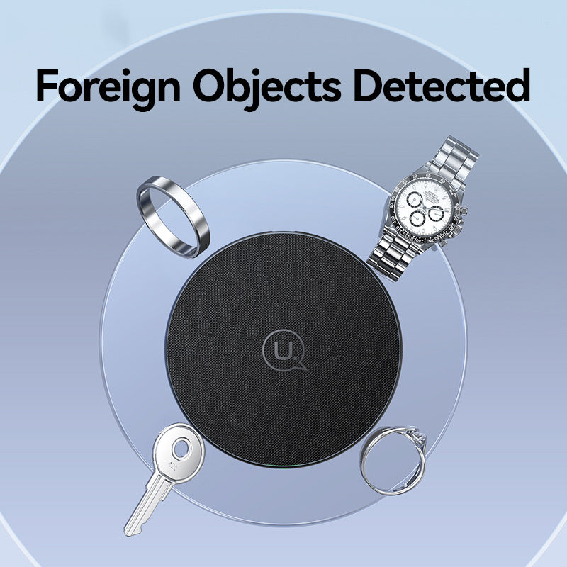Chargeur Qi rapide 15 W | Tapis de chargement sans fil universel MagSafe Premium | Apple iPhone, AirPod, Samsung et Android | Chargement rapide et sûr par induction