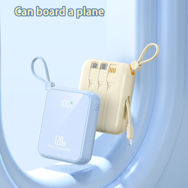 Banque d'alimentation premium 6000 mAh – Chargeur sans fil, alimentation 10 000 mAh pour Apple iPhone 15, 14, 13, 12, 11 Pro Max Plus Mini | Batterie externe portable avec fonction de charge rapide