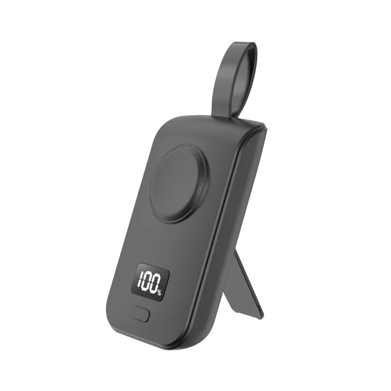 Station de recharge premium 3-en-1 : chargeur sans fil pour iPhone 15/14/13/12 Pro Max Plus, Apple Watch Series 9/8/7 et AirPods | Station d'accueil pour station de charge rapide sans fil pour iOS, Android et Samsung