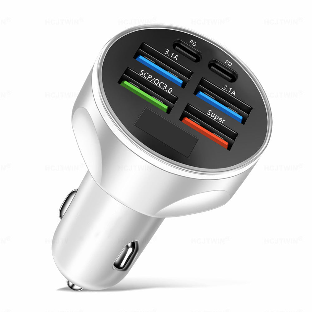 Transmetteur FM Bluetooth 5.2 haut de gamme, chargeur USB pour voiture, adaptateur FM/Aux, amplificateur de basses, station de recharge USB pour voiture à 3 ports