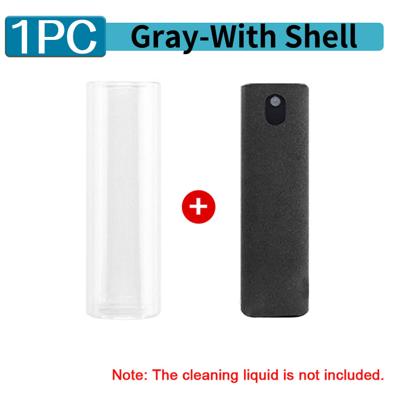 2-in-1 Premium Mikrofaser Bildschirmreiniger Sprayflasche & Mikrofasertuch für Handy, iPhone, iPad, MacBook, Laptop, Computer