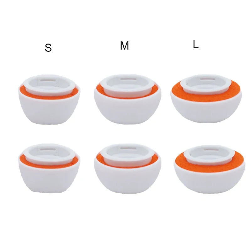 Embouts auriculaires en mousse à mémoire de forme et coussinets en silicone de qualité supérieure pour Apple AirPods Pro, 1, 2, 3 : remplacement en tailles XS, S, M, L - Embouts auriculaires haut de gamme confortables