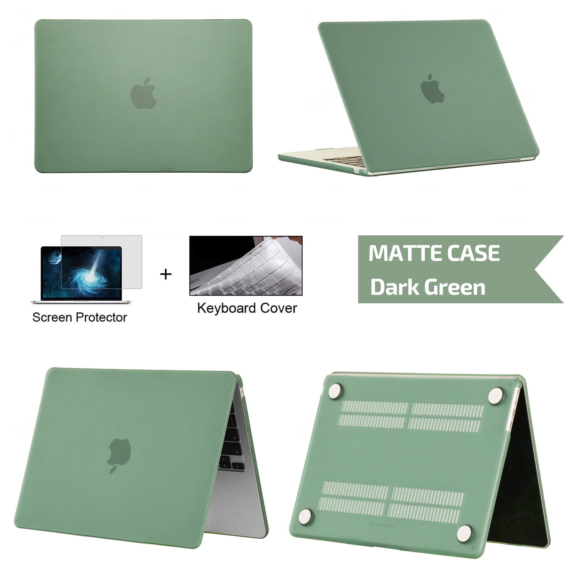 Coque rigide ultra fine de haute qualité - Housse pour ordinateur portable pour MacBook Pro 14 A2442 A2779, Air 13 M1 M2 Chip A2337 A2179, 15.3 A2941, 13.6, Pro 13 A2338 - Premium Cover