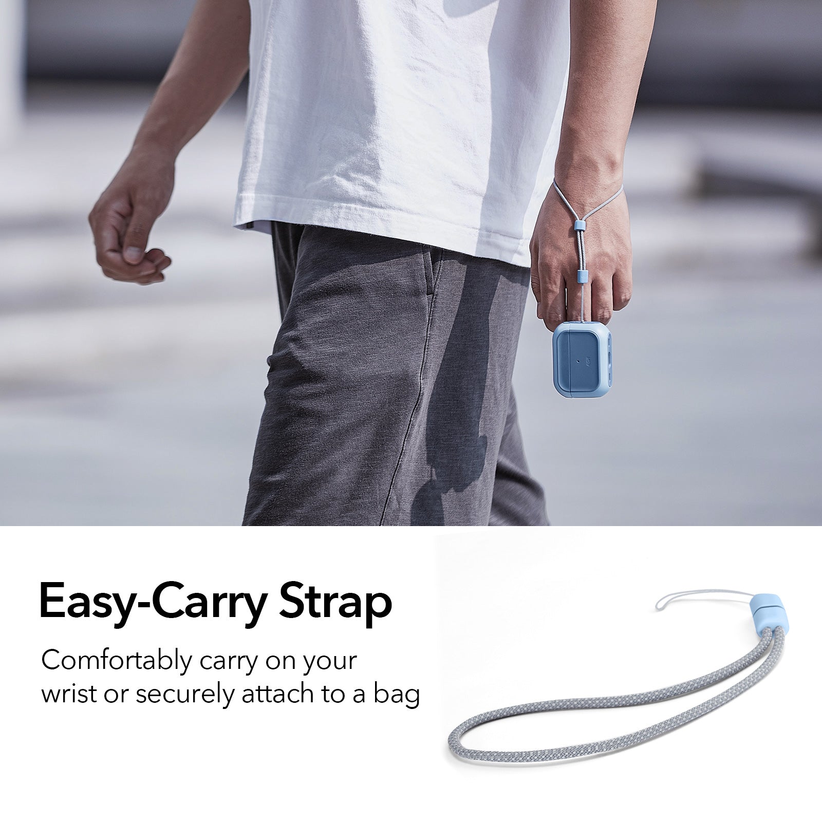 Étui MagSafe premium pour Apple AirPods Pro 2 - 2022 Étui de protection HaloLock | Protection contre les chutes hybride Orbit | Étui durable et compatible pour AirPods Pro