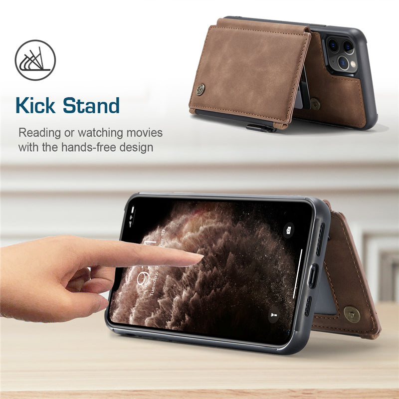 Hochwertiges Kartenfach Handy Hülle | MagSafe, Abdeckung, iPhone 15/14/13/12/11 Pro Max | 360 Grad Schutz, Wallet Design