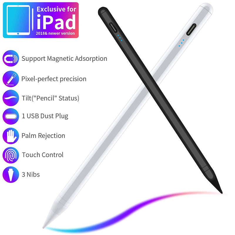 Premium AIeach A33 Stylus Touchscreens, Apple iPad Stift, Apfelstift, Android & iOS Tablet-Stift Power-Display\