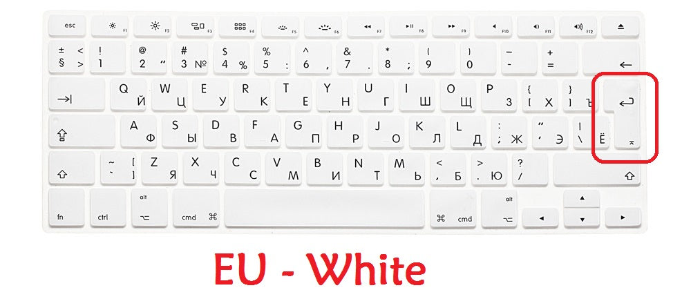 Protecteur de clavier premium pour MacBook Pro/Air (2005-2022) M1/M2, 13/15/16/12 pouces : modèles A2681, A2442, A2779, A2780, A2338 | Housse de clavier de haute qualité