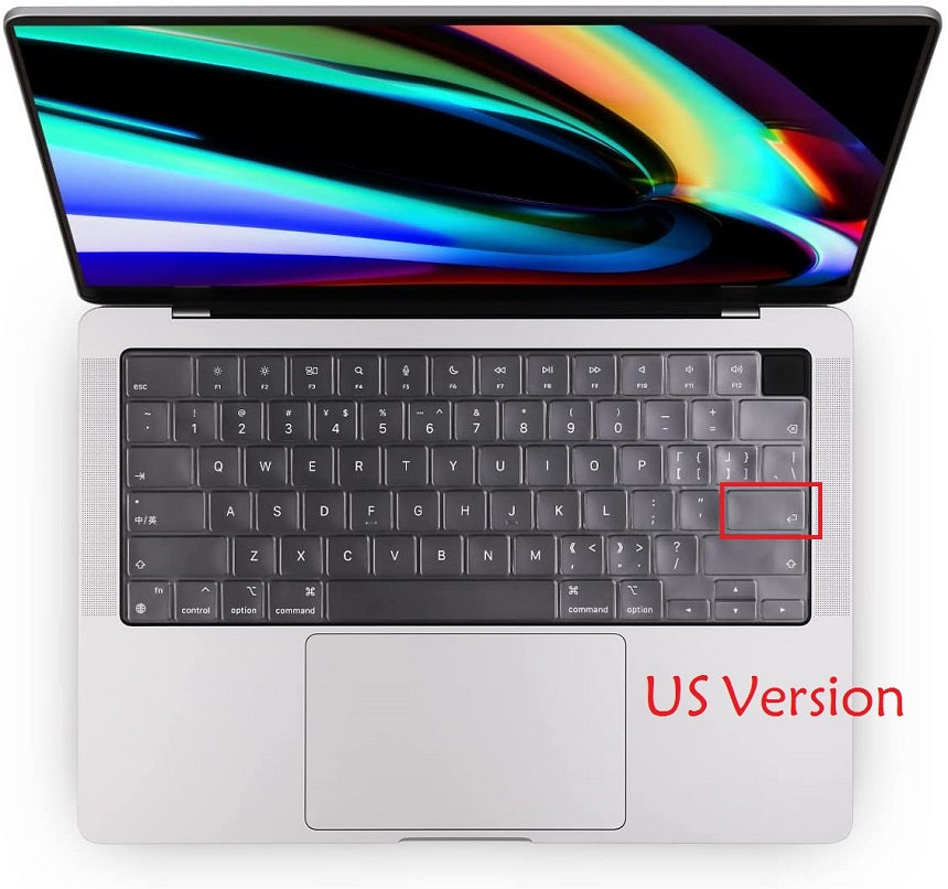 Protecteur de clavier premium pour MacBook Pro/Air (2005-2022) M1/M2, 13/15/16/12 pouces : modèles A2681, A2442, A2779, A2780, A2338 | Housse de clavier de haute qualité