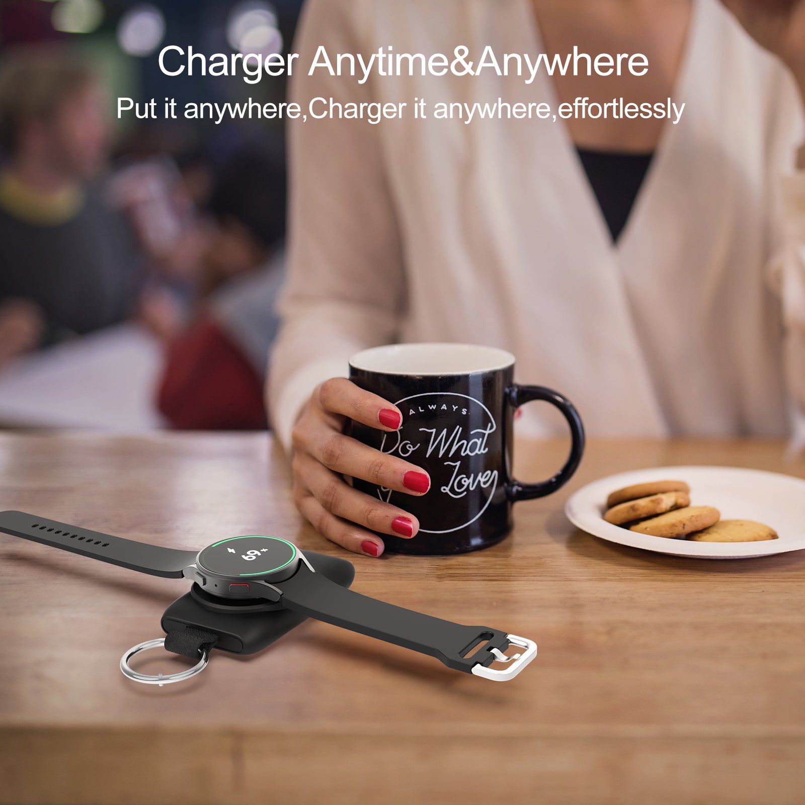 Chargeur Premium pour Apple Watch : Ultra - Portable Magnétique | Station de recharge iWatch pour Apple Watch Ultra 9 8 7 6 5 4 3 SE avec port USB-C