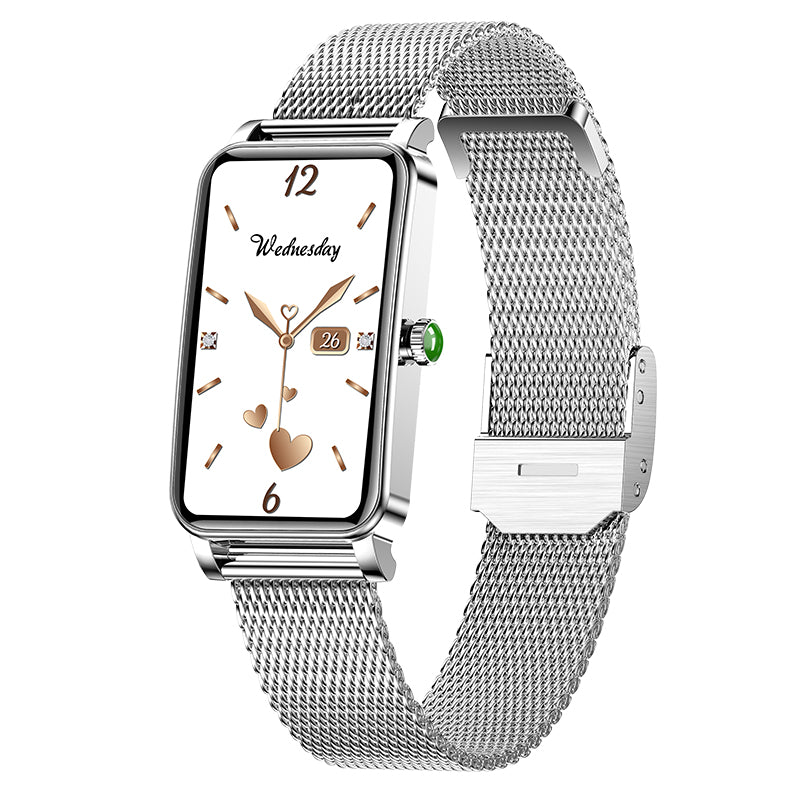 Montre intelligente de luxe pour femmes avec écran tactile complet, appel Bluetooth, étanche IP67, tracker d'activité sportive | Édition limitée