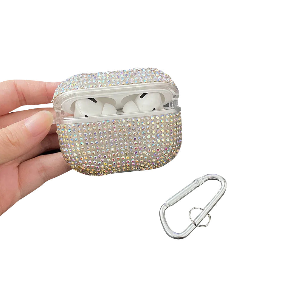 Étui de luxe 3D Bling Diamond pour Apple AirPods Pro et AirPods 1/2/3 - MagSafe Case Accessoires pour écouteurs Bluetooth sans fil