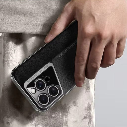 Premium Luxury iPhone Case – Electroplated Leather, Ultra-Thin, Shockproof Hard Protection Durable Cover | Case for iPhone