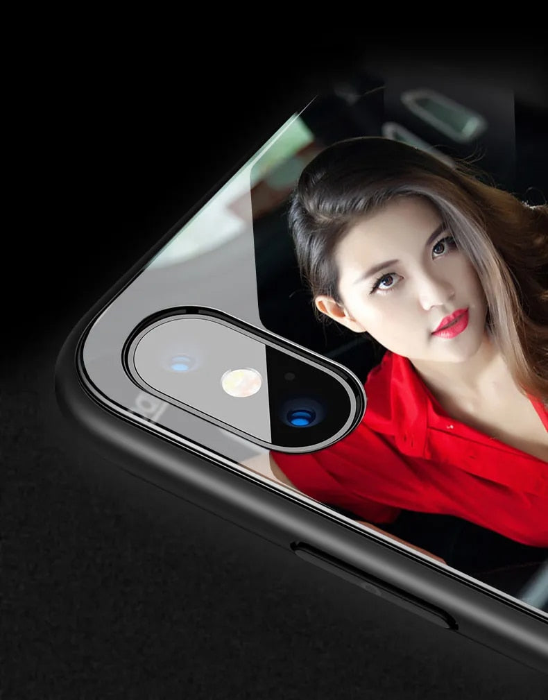 Apple iPhone HĂŒlle Benutzerdefiniertes Foto MagSafe, Kameraprotektion, gehĂ€rtetem Glas iPhone 11 12 13 14 15 Pro Max Plus