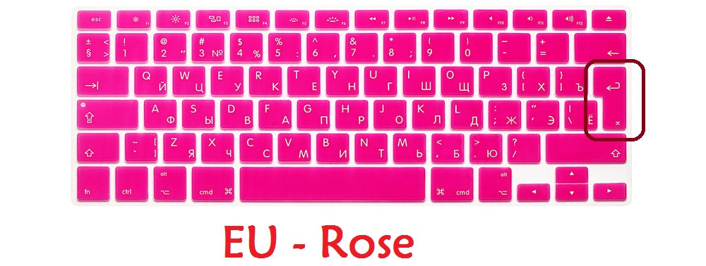 Protecteur de clavier premium pour MacBook Pro/Air (2005-2022) M1/M2, 13/15/16/12 pouces : modèles A2681, A2442, A2779, A2780, A2338 | Housse de clavier de haute qualité