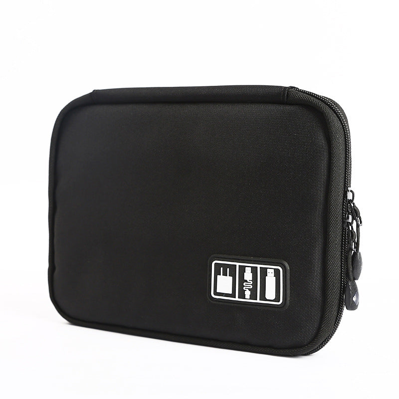 Sac de rangement de voyage haut de gamme, disque dur mobile, disque U, paquet d'organisation, écouteurs, SSD, chargeur | Câble disque dur T47