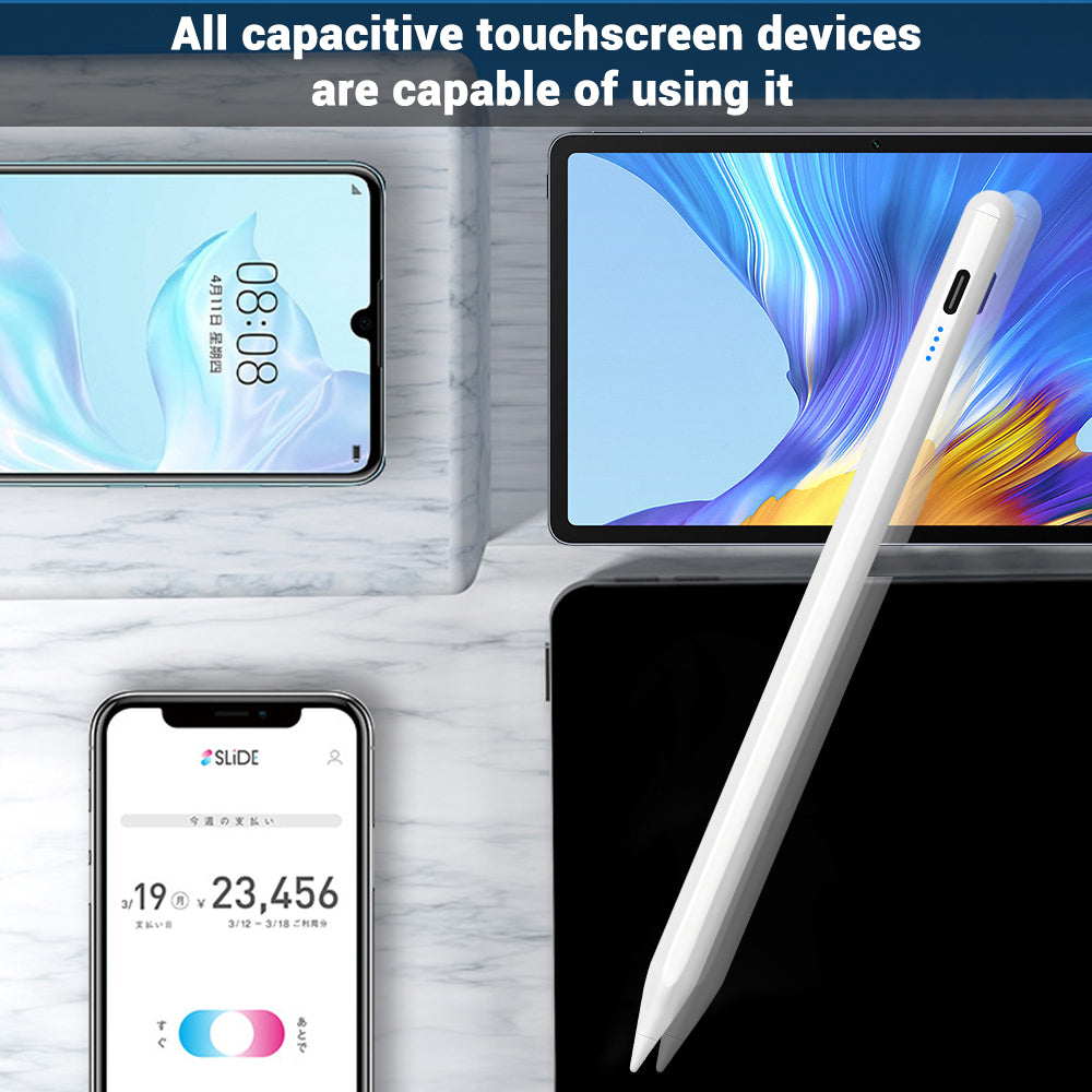 Premium AIeach A33 Stylus Touchscreens, Apple iPad Stift, Apfelstift, Android & iOS Tablet-Stift Power-Display\
