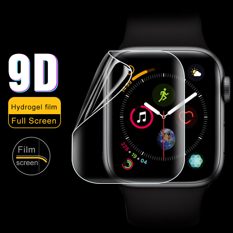 Premium Soft Hydrogel Displayschutzfolie für Apple Watch 10/9/8/7/6/5/4/3/2/1 & Ultra 2/1, SE: 2024, 2023, 2022, 2021, 2020,