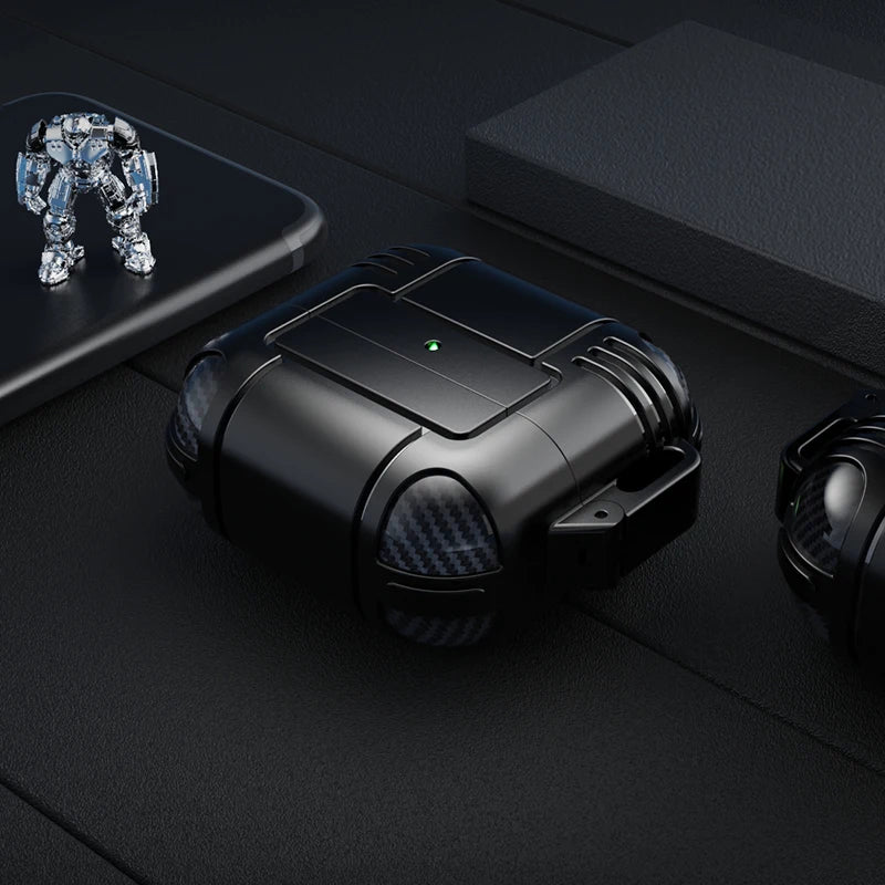 Étui de protection antichoc premium pour AirPods Pro 2 (2022) et AirPods 3 : étui de haute qualité pour écouteurs Bluetooth sans fil Apple | Étui pour casque robuste