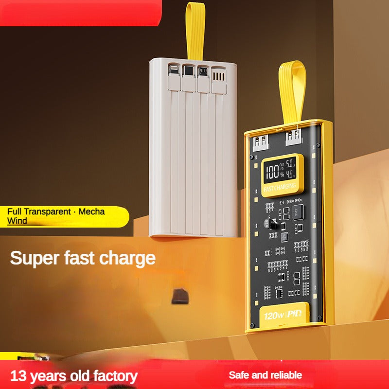 Banque d'alimentation sans fil PD20W de haute qualité pour iWatch S1-S9 et Apple iPhone avec câble intégré, source de batterie portable 10 000 mAh pour appareils iOS, iPhone, Huawei, Xiaomi, Samsung