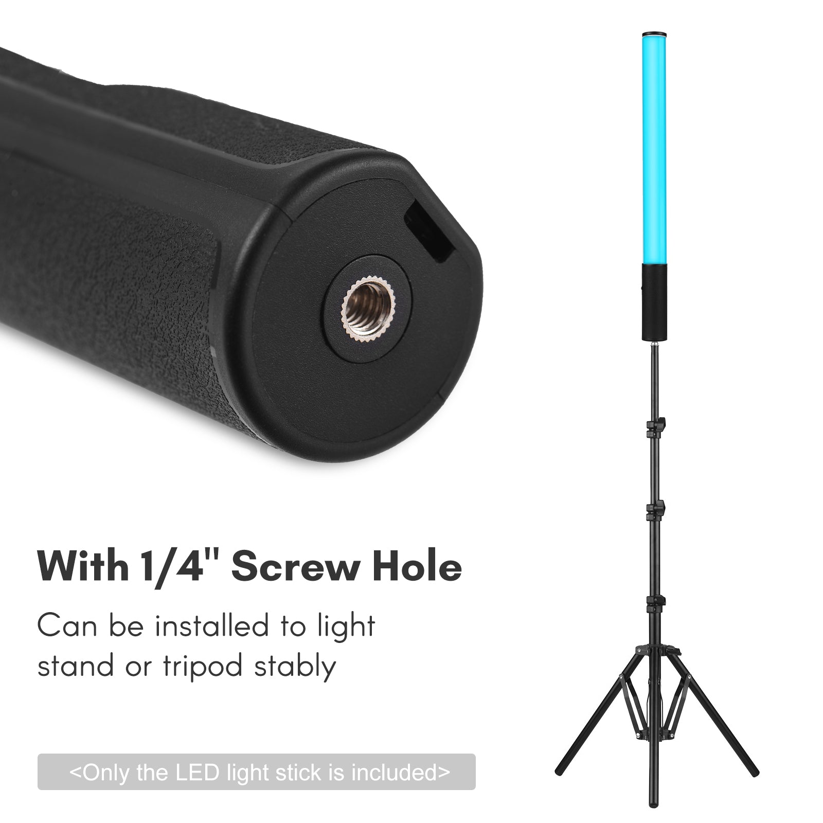 Premium VL119 Handheld RGB LED Lichtstab, 19,68 Zoll, Buntes Stick-Licht, CRI 95+, 2500K-9000K, Für Foto- & Videografie,