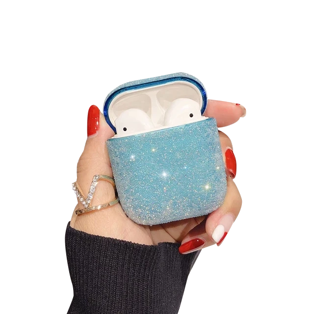 Étui de luxe 3D Bling Diamond pour Apple AirPods Pro et AirPods 1/2/3 - MagSafe Case Accessoires pour écouteurs Bluetooth sans fil